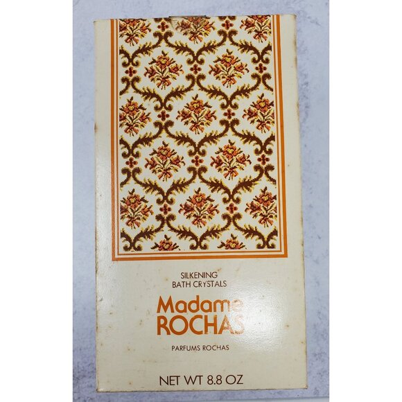 Madame Rochas Silkening Bath Crystals 8.8oz Sealed Vintage France - Picture 4 of 8